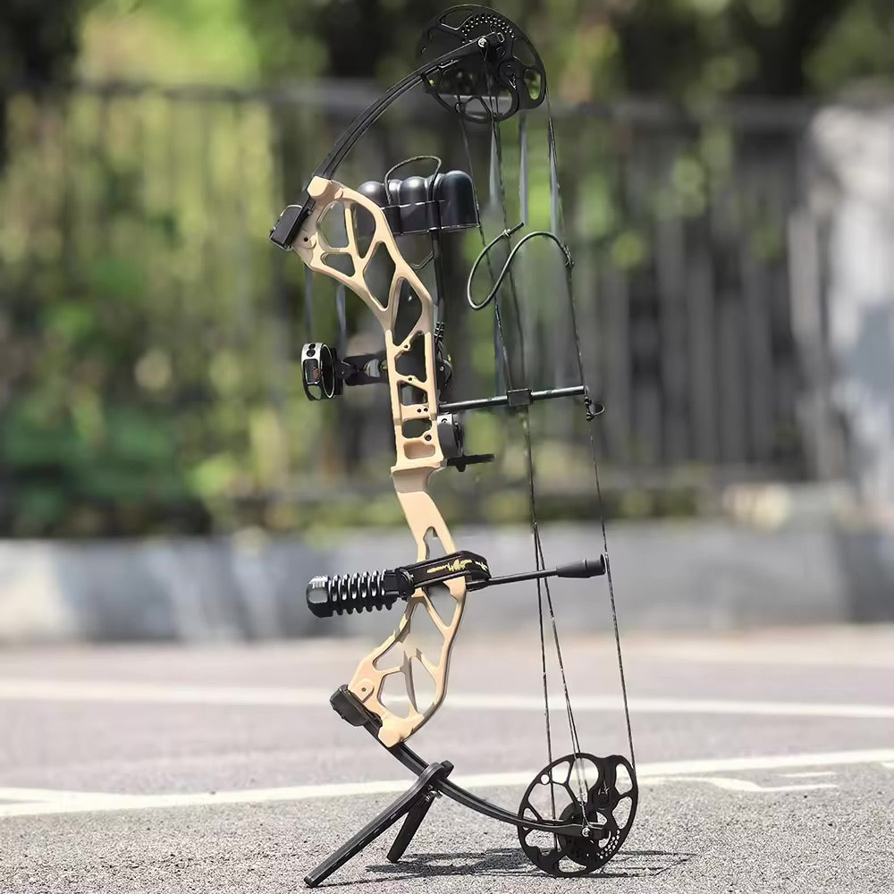 Ready to Hunt 31" Axle to Axle Hunting Compound Bow Pro Package CNC milling Riser