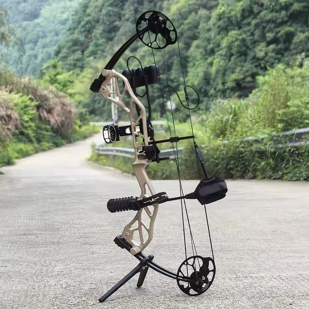 Ready to Hunt 31" Axle to Axle Hunting Compound Bow Pro Package CNC milling Riser