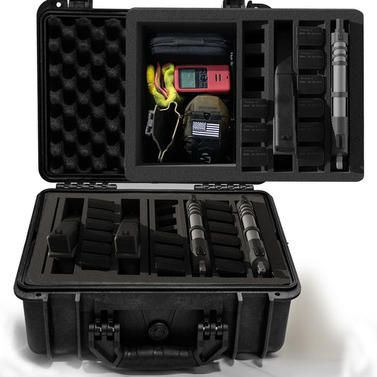 GRWOLF Versatile Pre-Cut Foam Tactical Pistol Case