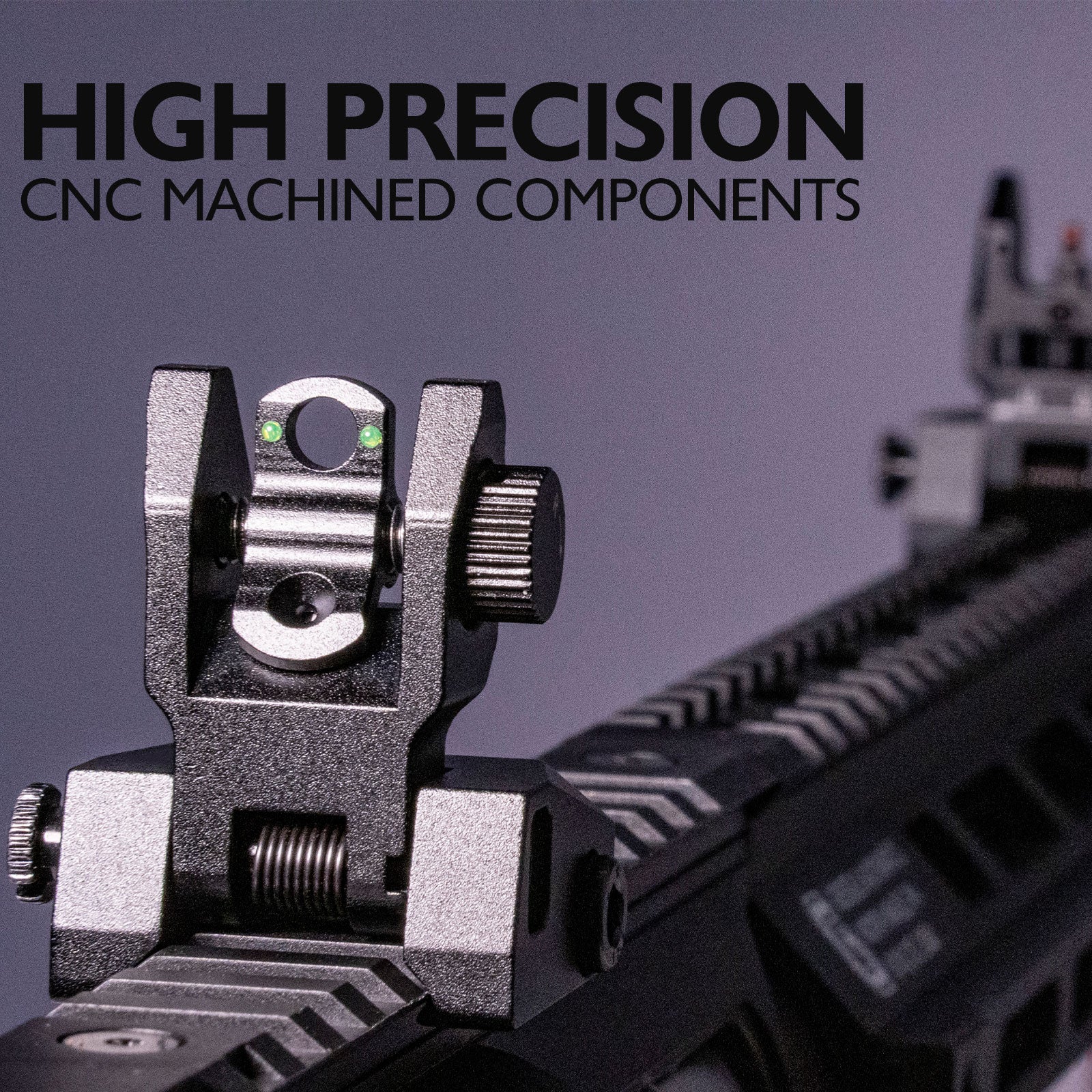 LPA Mini Fiber Optics Front Sight For 6mm Shotgun Ribs