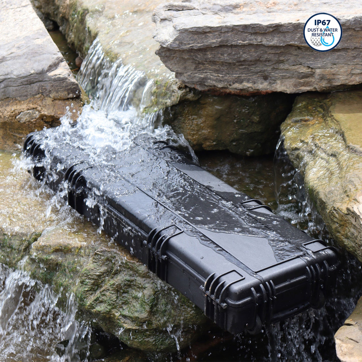 43" Tactical Hard Rifle Case, Waterproof & Shockproof w/ Foams